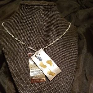 Footprints Necklace